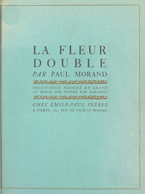 cover image of La fleur double